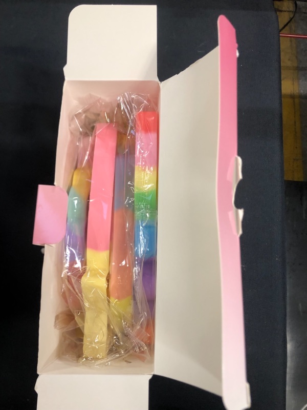 Photo 1 of Abesee 4 Pack Pop Fidget Toys, Its Poppers Bubble with Pop Sound Sensory Fidget Toy, Cake Popsicle Ice Cream Star for Kids and Adults Stress Relief, ADHD Autism Silicone Pressure Relieving Toys
