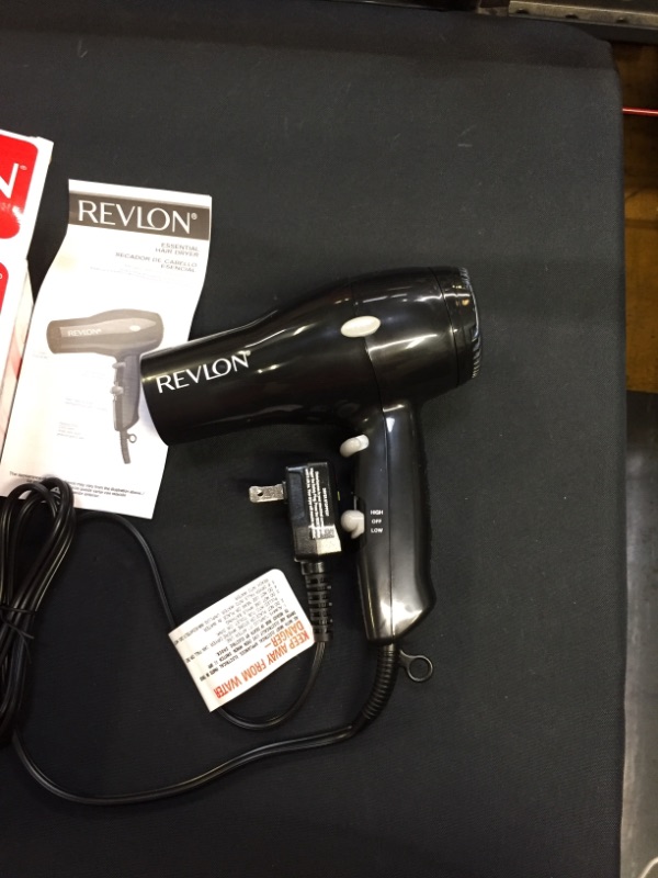 Photo 2 of 1875W Compact and Lightweight Hair Dryer, Black