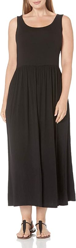 Photo 1 of Amazon Essentials Women's Tank Waisted Maxi Dress  MEDIUM