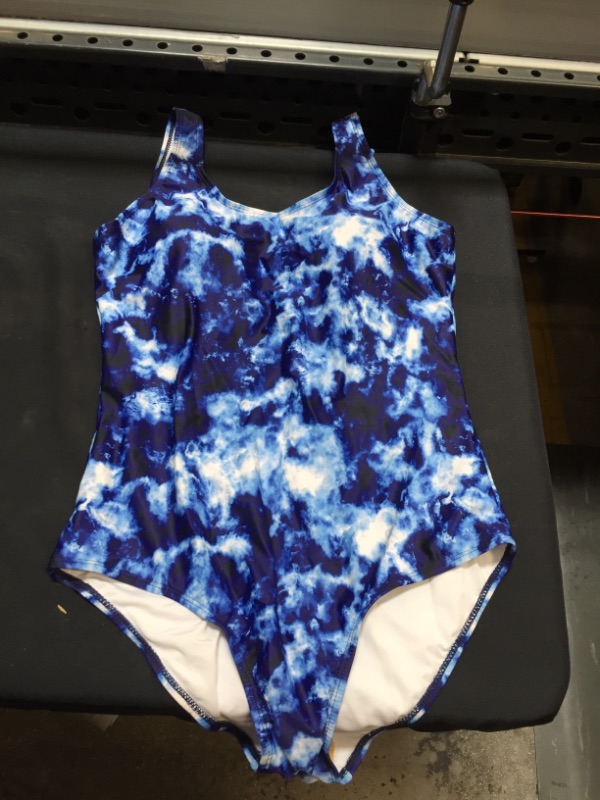 Photo 1 of American Trends Womens One Piece Bathing Suits Color Block Print Criss Cross Back Swimsuits Athletic Swimwear
LARGE