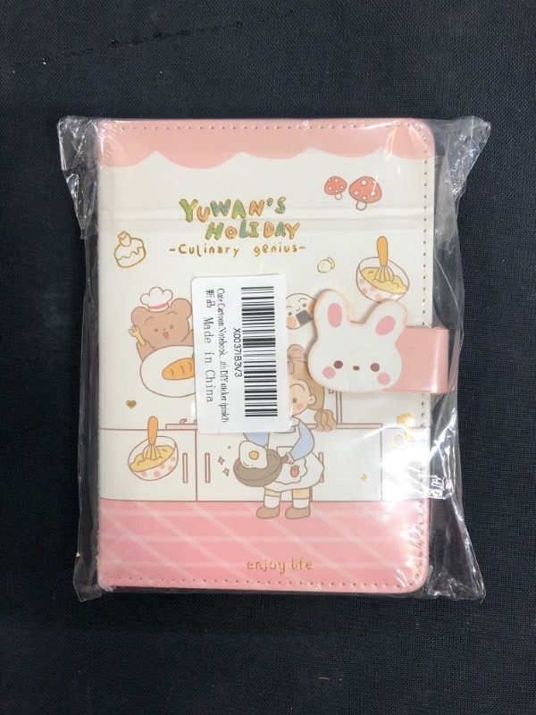 Photo 1 of Jasswevo Cute Cartoon Notebook,Simple soft leather PU magnetic buckle notebook,with Super Adorable Glitter and Sparkles Hardcover Journals Diary Notebook,With DIY sticker (pink1)
FACTORY SEAL