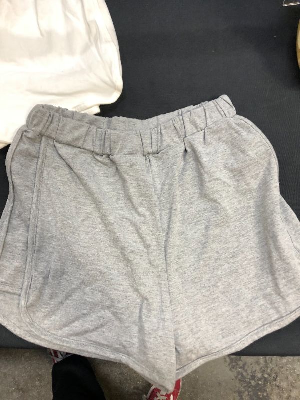 Photo 2 of 2 Pair Shorts Grey / White  Size - S 