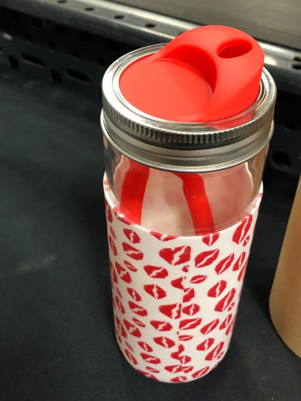 Photo 2 of 20 oz Tumbler Bottle - Red Lips * DIRTY 