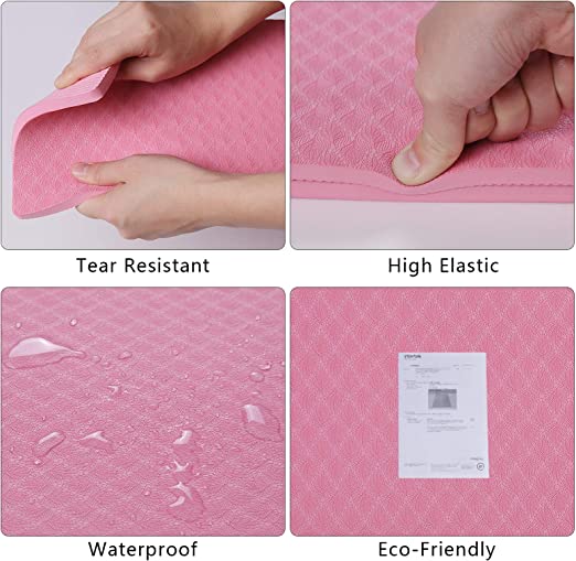 Photo 1 of 2 PCS Yoga Knee Pads Cushion for Pilates Planks Gym Exercise Fitness Workout Square Thick Kneeling Pad for Women Men
