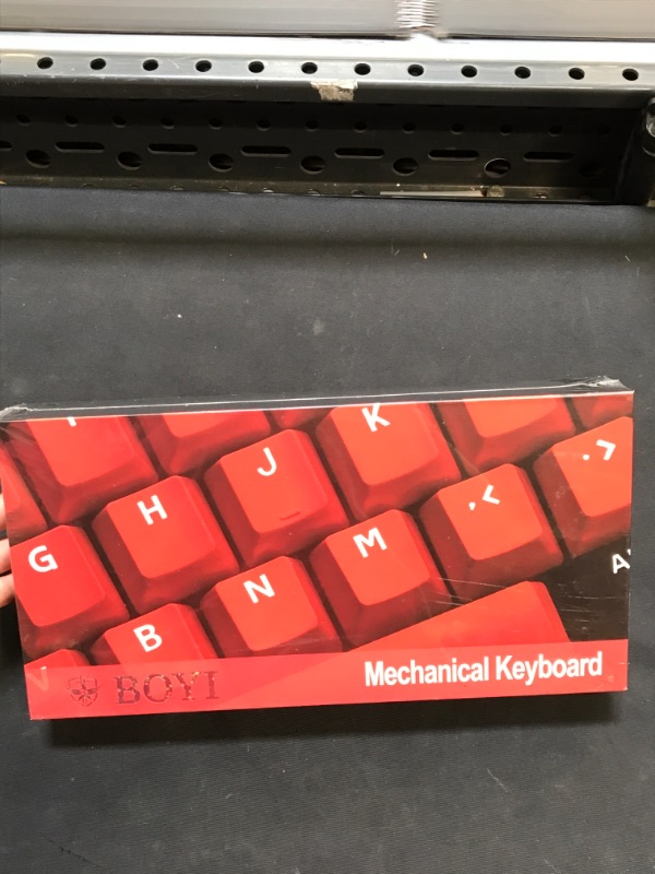 Photo 3 of BOYI Wired 60% Mechanical Gaming Keyboard,Mini RGB Cherry MX Switch PBT Keycaps NKRO Programmable Type-C Keyboard for Gaming and Working (Black Red Rose Color,Cherry MX Red Switch)
