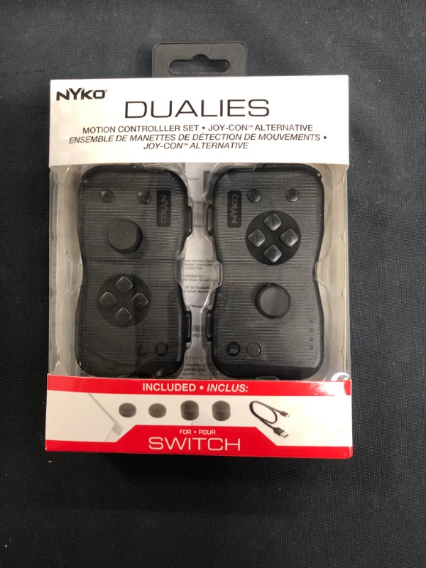 Photo 2 of Nyko Wireless Dualies Motion Controller w/USB Type-C Cable for Nintendo Switch