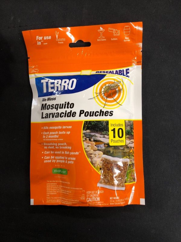 Photo 2 of  PACK OF THREE TERRO No Mess Mosquito Larvacide Pouches