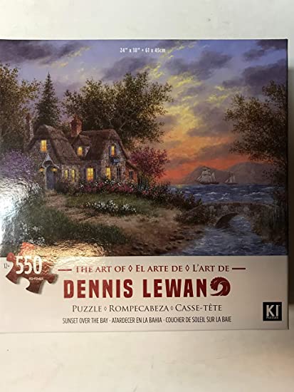 Photo 1 of Dennis Lewan Sunset Over the Bay 550 Piece Puzzle
