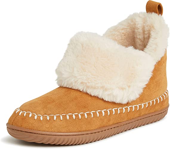 Photo 1 of Dearfoams Women's Alpine Moritz Bootie Slipper SIZE MEDIUM (7-8 SHOE)