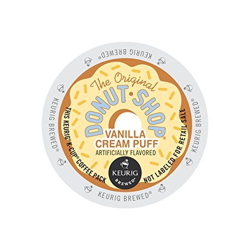 Photo 1 of 12 Ct the Original Donut Shop Vanilla Cream Puff Coffee K-Cup® Pods. Coffee exp- March 13/2023 
