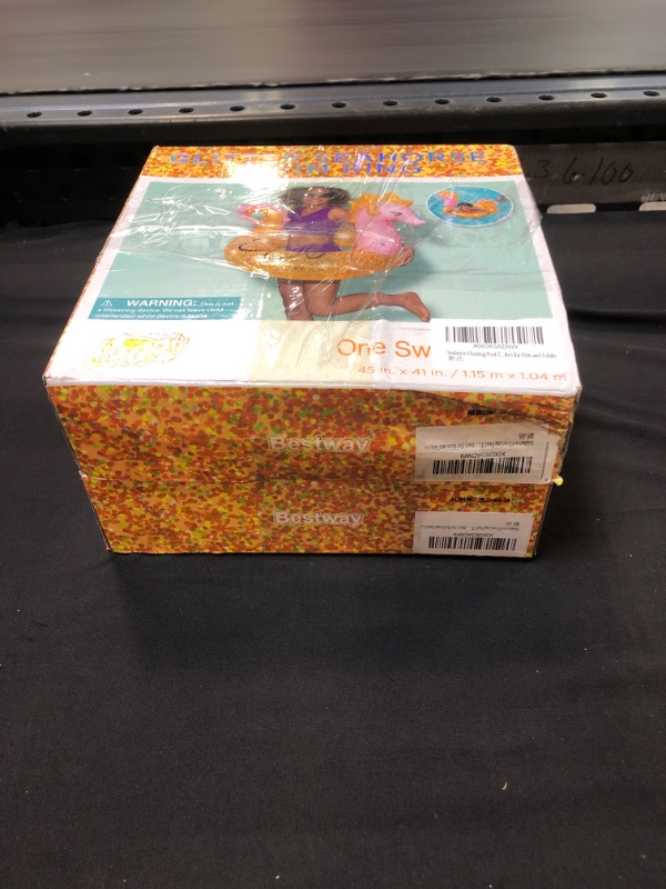 Photo 3 of 45 in. Glitter Seahorse Swim Ring Float (2 pack)
FACTORY SEALED