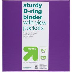 Photo 1 of 1.5" 3 Ring Binder Clear View - up & up** 7 BINDERS