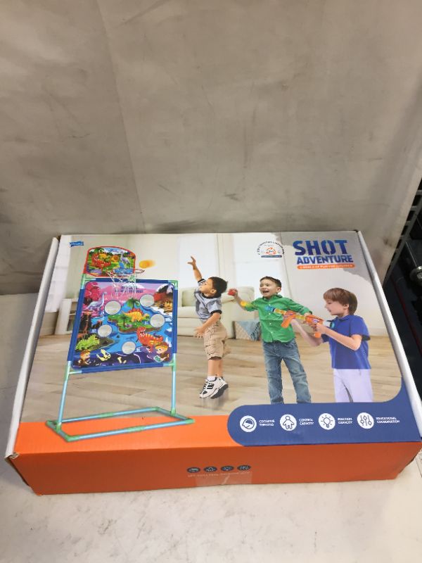 Photo 2 of 2NLF Shooting Game Toy for 5 6 7 8 9 10+Kids (PACKAGING SLIGHTLY DAMAGED)