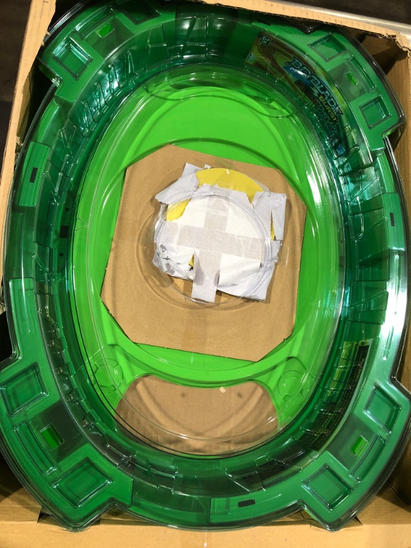 Photo 2 of BEYBLADE Burst QuadDrive Interstellar Drop Battle Set, Set Stadium, 2 Battling Tops and 2 Launchers, Toys for 8 Year Old Boys & Girls & Up