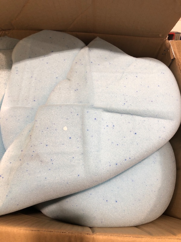 Photo 1 of Linenspa 2 Inch Memory Foam Mattress Topper, Gel Infused King Mattress Topper, CertiPUR-US Certified King 2 Inch Topper Only