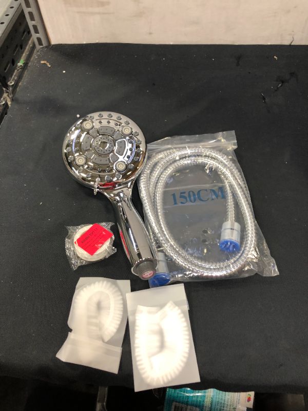 Photo 1 of DAKINGS 6 Functions High Pressure Handheld Shower Head Set Upgraded 4.8 Inch Shower Head with Handheld High Flow Handheld Rain Shower for Luxury Shower Experience Even with Low Water Pressure
