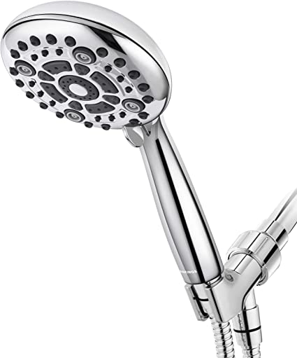 Photo 1 of DAKINGS 6 Functions High Pressure Handheld Shower Head Set Upgraded 4.8 Inch Shower Head with Handheld High Flow Handheld Rain Shower for Luxury Shower Experience Even with Low Water Pressure
