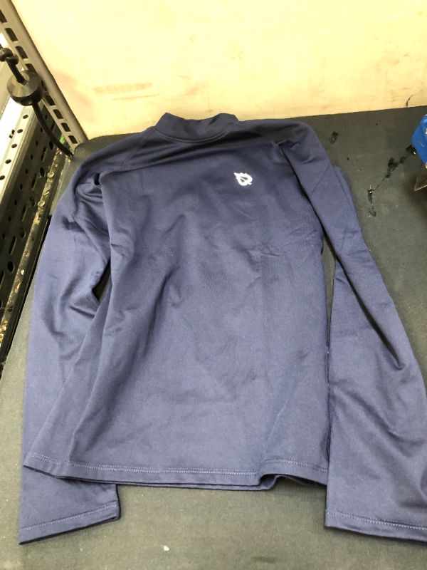 Photo 2 of BALEAF Youth Boys' Compression Thermal Shirt Fleece Baselayer Long Sleeve Mock Top ( size: medium ) 