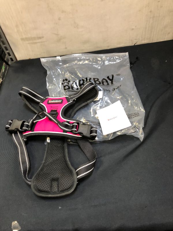 Photo 2 of BARKBAY No Pull Dog Harness Large Step in Reflective Dog Harness with Front Clip and Easy Control Handle for Walking Training Running ( large ) 