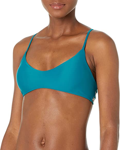 Photo 1 of Body Glove Women's Smoothies Alani Solid Strappy Back Halter Bikini Top Swimsuit (S)