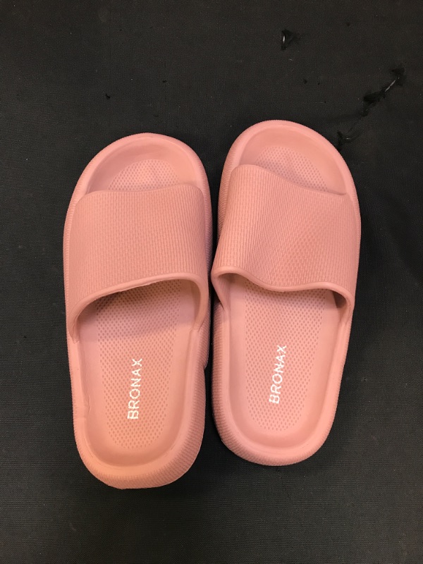 Photo 2 of BRONAX Cloud Slippers for Women and Men | Pillow Slippers Bathroom Sandals | Extremely Comfy | Cushioned Thick Sole SIZE 37-38
