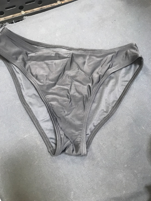 Photo 2 of Annbon Women's High Cut Bikini Bottoms Mid Rise Tankini Swimsuit Bottom, SIZE S 