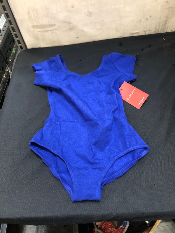 Photo 2 of Capezio Girls' Classic Short Sleeve Leotard ( size: medium ) 