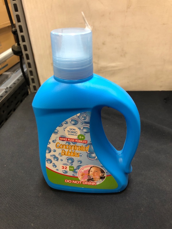 Photo 1 of 32 oz Bubble Refill Solution (up to 2.5 gallons), Nontoxic Bubble Concentrate for Kids, Bubble Machine, Bubble Wand, Bubble Gun, Bubble Blower, Party Favors.

