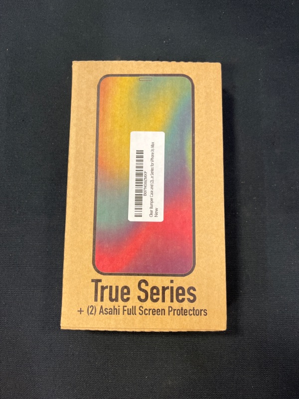 Photo 2 of Clear Bumper Case and (2) Asahi Glass Full Screen Protectors - Trevno True Series for iPhone Xs Max
