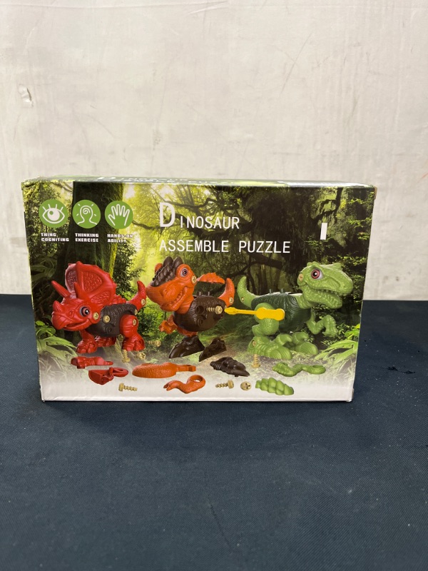 Photo 2 of Hrayipt Dinosaur Toys for Kids 3-5,Toys for 3 4 5 6 7 Year Old Boys?Take Apart Dinosaur Toys for Kids 5-7?Learning Educational Toys with Electric Drill.Birthday Gifts for Boys Girls and Toddler
