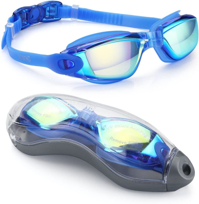Photo 1 of Aegend Swim Goggles, Swimming Goggles No Leaking Full Protection Adult Men Women Youth
++COVER PHOTO MAY VARY++