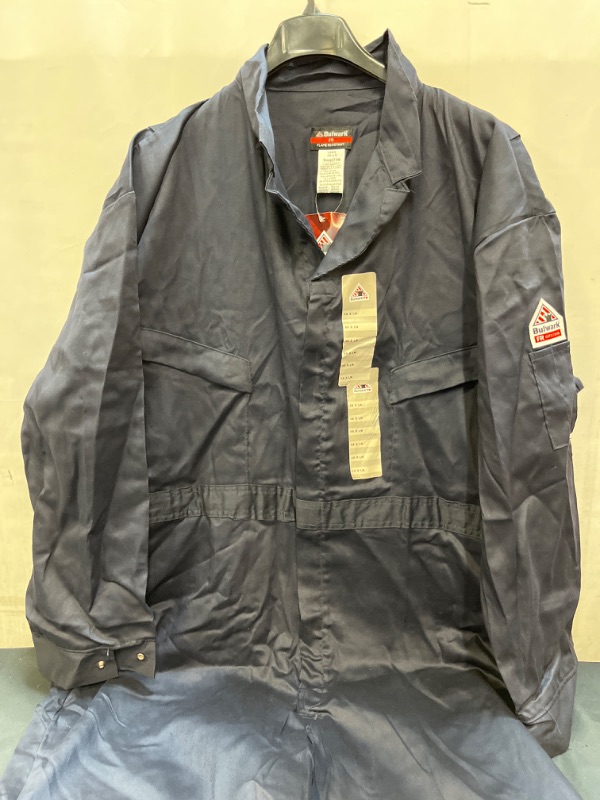 Photo 1 of Bulwark FR Men's Lightweight Excel FR ComforTouch Deluxe Coverall 58-LN