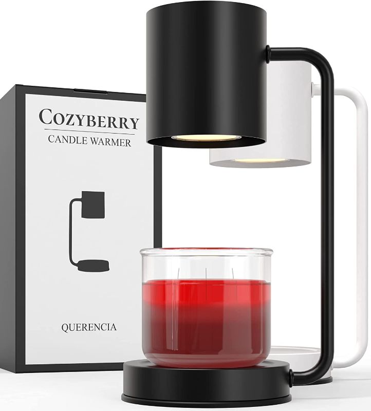 Photo 1 of CozyBerry Querencia Candle Warmer, Compatible with Yankee Candle Large Jar, Metal, Candle Lamp, 110-120V, Dimmable Candle Melter, Candle Warmer Lamp, Small & Large Size Jar Candles (Black)
