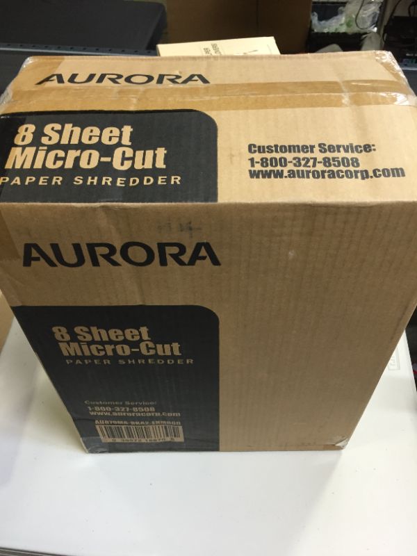 Photo 2 of Aurora High Security 8-Sheet Micro-Cut Paper Shredder