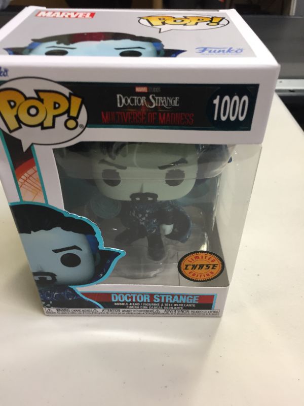 Photo 2 of Doctor Strange in the Multiverse of Madness! Doctor Strange POP Vinyl Bobble-Head Chase + Box Protector by Funko
