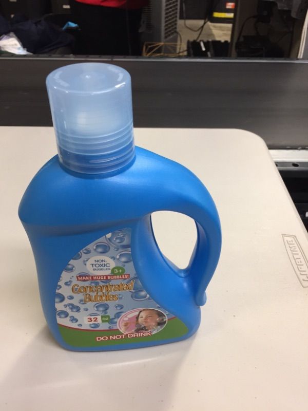 Photo 2 of 32 oz Bubble Refill Solution (up to 2.5 gallons), Nontoxic Bubble Concentrate for Kids, Bubble Machine, Bubble Wand, Bubble Gun, Bubble Blower, Party Favors.
