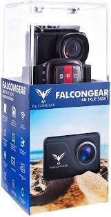 Photo 1 of FalconGear Action Camera 4k/30fps,14MP, EIS, LCD Touch Display, 40m Waterproof Housing, Remote Control, APP Functionality and Full Accessories (brand new, factory sealed)
