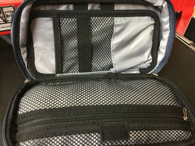 Photo 1 of Big Capacity Pencil Pen Case Office College School Large Storage High Capacity Bag Pouch Holder Box Organizer Blue New Arrival(Blue)
