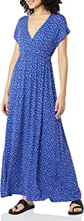 Photo 1 of Amazon Essentials Women's Surplice Maxi Dress SMALL 