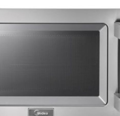 Photo 1 of Midea Equipment 1025F1A Stainless Steel Countertop Commercial Microwave Oven, 1000W
