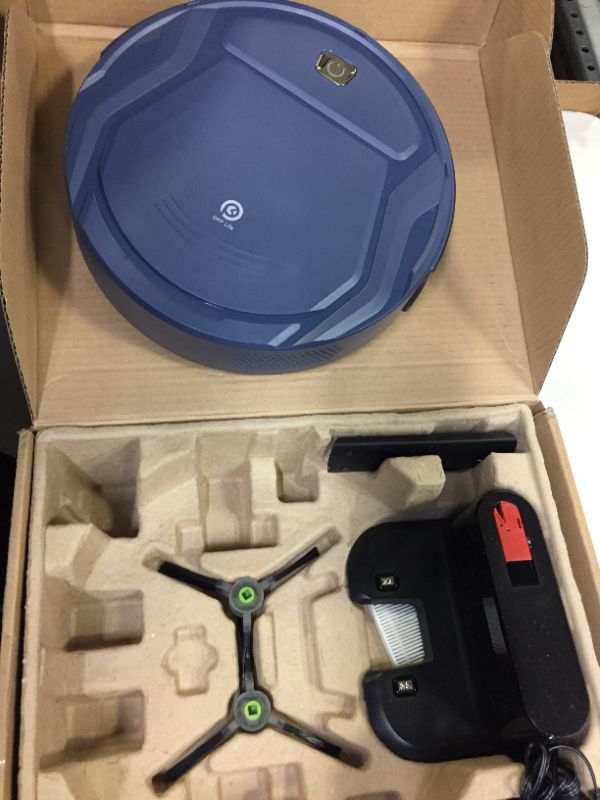 Photo 2 of OKP Life K2 Robot Vacuum Cleaner 1800 mAh, Blue
