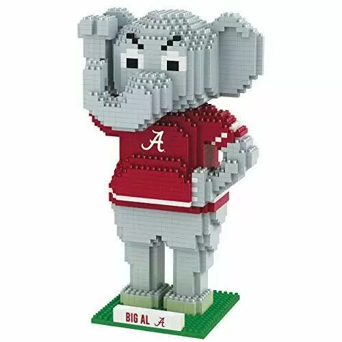 Photo 1 of Alabama Crimson Tide Ncaa 8" Thematic Brxlz 3d Building Blocks Set Mascot