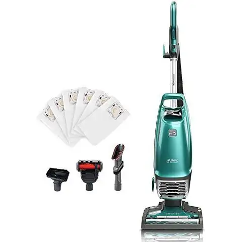 Photo 1 of Kenmore Intuition Bagged Upright Vacuum Lift-Up Carpet Cleaner 2-Motor Power Suction with HEPA Filter, 3-in-1 Combination Tool, HandiMate for Floor, Pet Hair, Green
