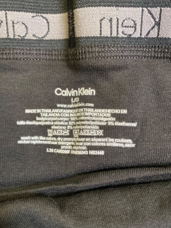 Photo 3 of Calvin Klein Men's Cotton Classics Megapack Boxer Briefs. SIZE L 
