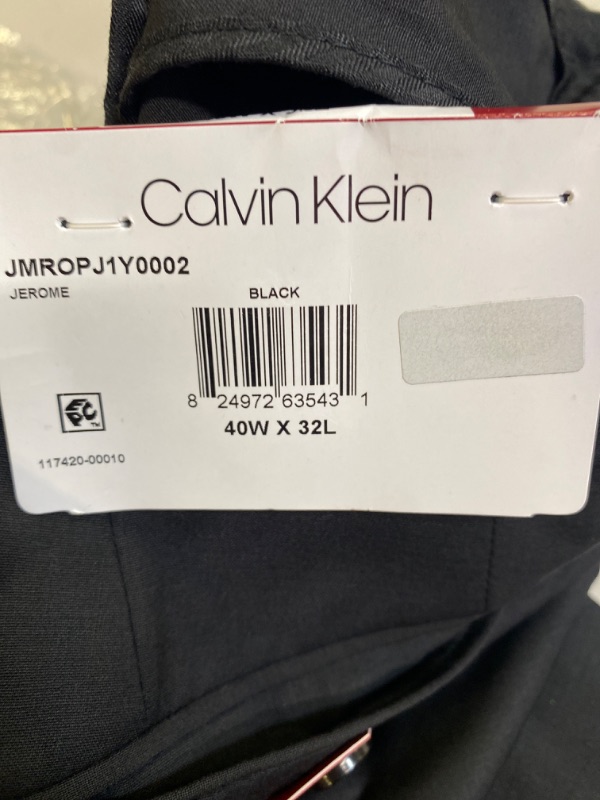 Photo 1 of Calvin Klein Men's Slim Fit Suit Separates Blazer. PANTS ONLY. BLAZER SOLD SEPARATELY 