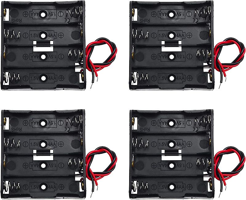Photo 1 of 4 PACK  AA BATTERY HOLDER 