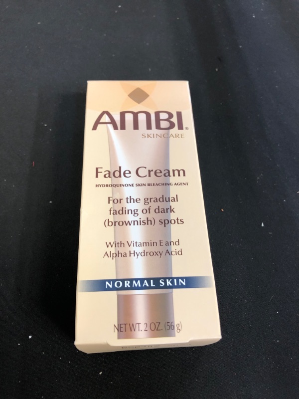 Photo 2 of Ambi Skincare Fade Cream for Normal Skin, Dark Spot Remover for Face & Body, Treats Skin Blemishes & Discoloration, Improves Hyperpigmentation, Corrector, 2 Oz, EXP 02/2024
