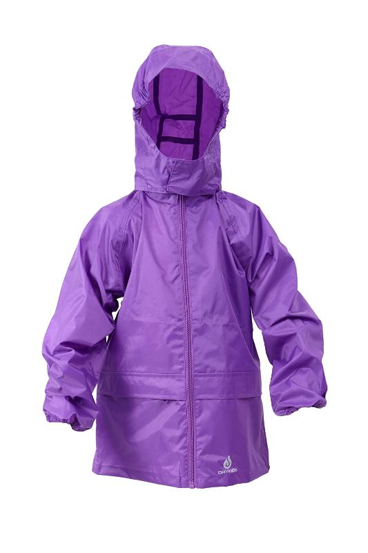 Photo 1 of DRY KIDS - Packable Jacket 5-6 Yrs Purple
