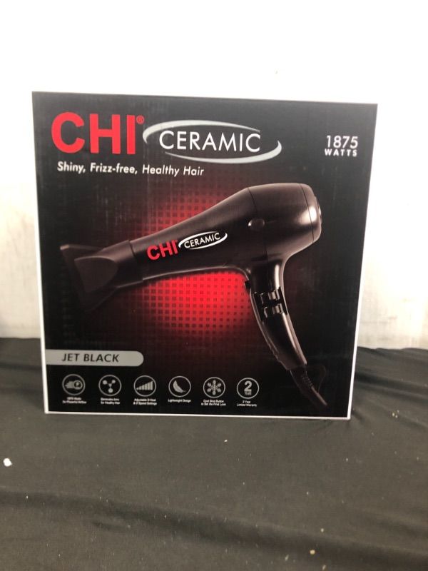 Photo 2 of CHI Ceramic Hair Dryer in Black