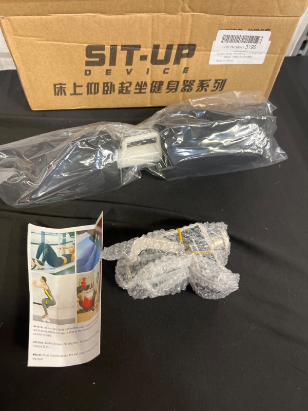 Photo 1 of Nordic Hamstring Curl Strap Machine, Adjustable Sit Up Assistant for Hamstring Curls, Spanish Squats, and Nordic Curl, Portable Ab Workout Equipment, 350+ Lbs Load